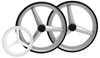 Ruota posteriore argento a 2900 Set