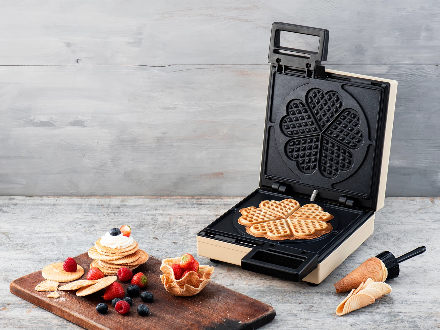 Bretzel- und Waffeleisen Bretzeli & Waffles