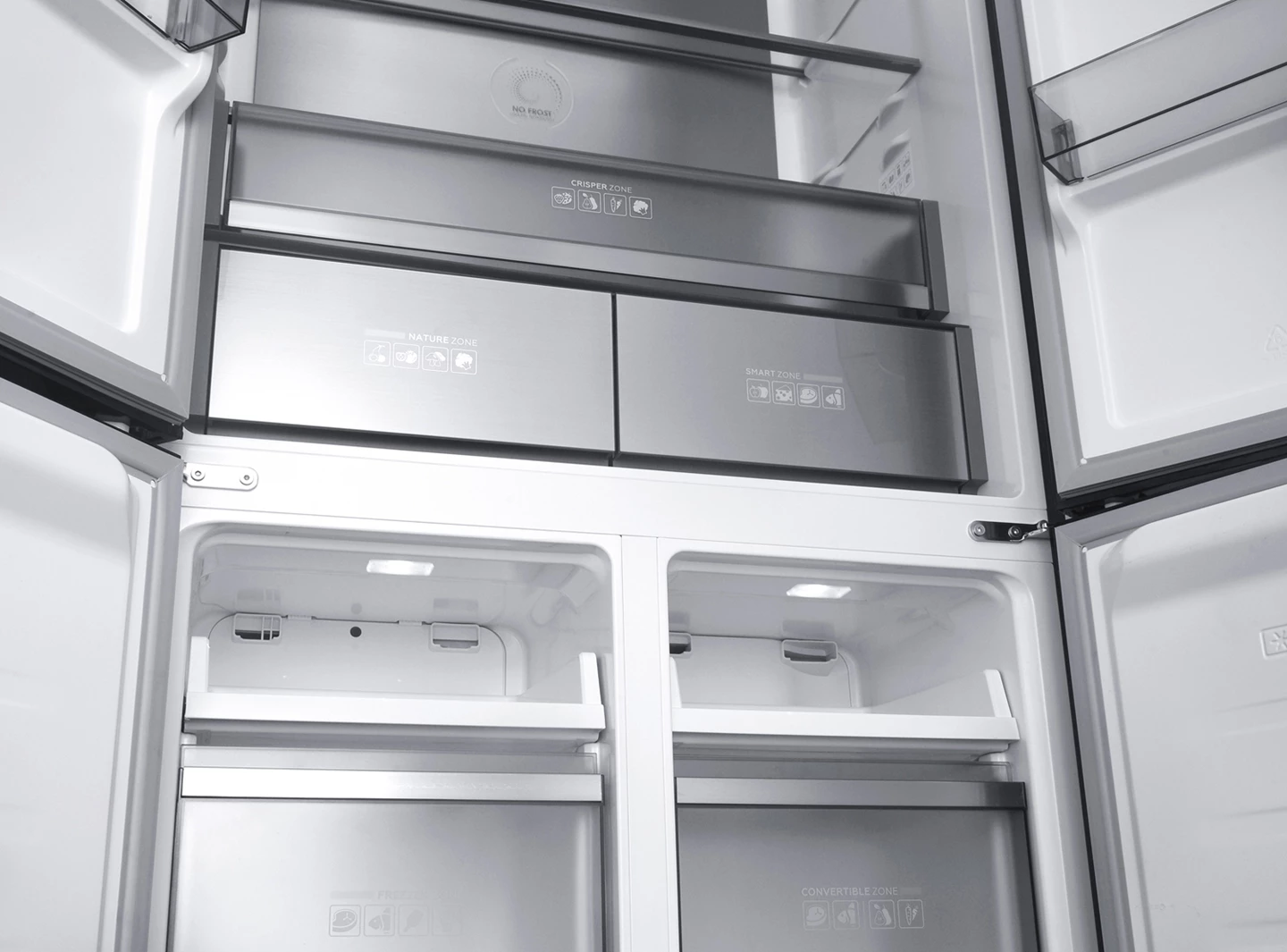 Slot-in Food Center 505 L, Inox