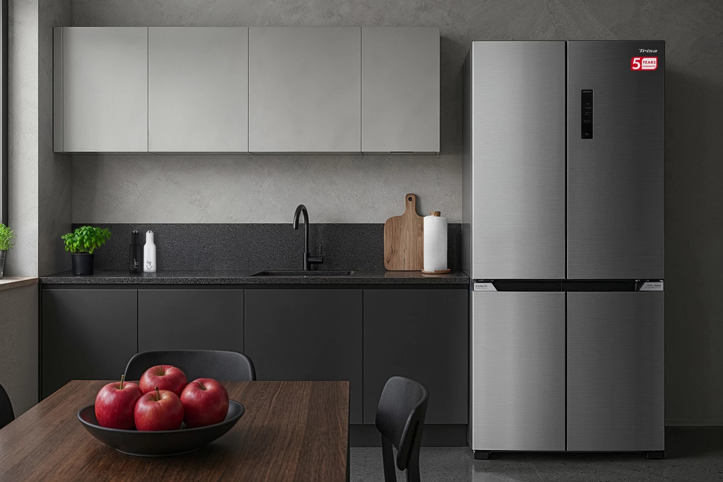 Slot-in Food Center 505 L, Inox