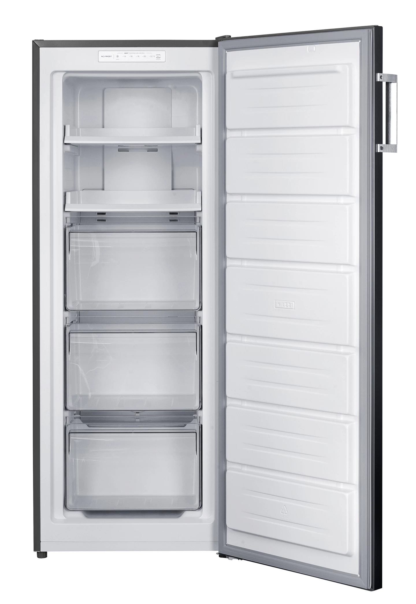 Upright freezer 161 L, Inox