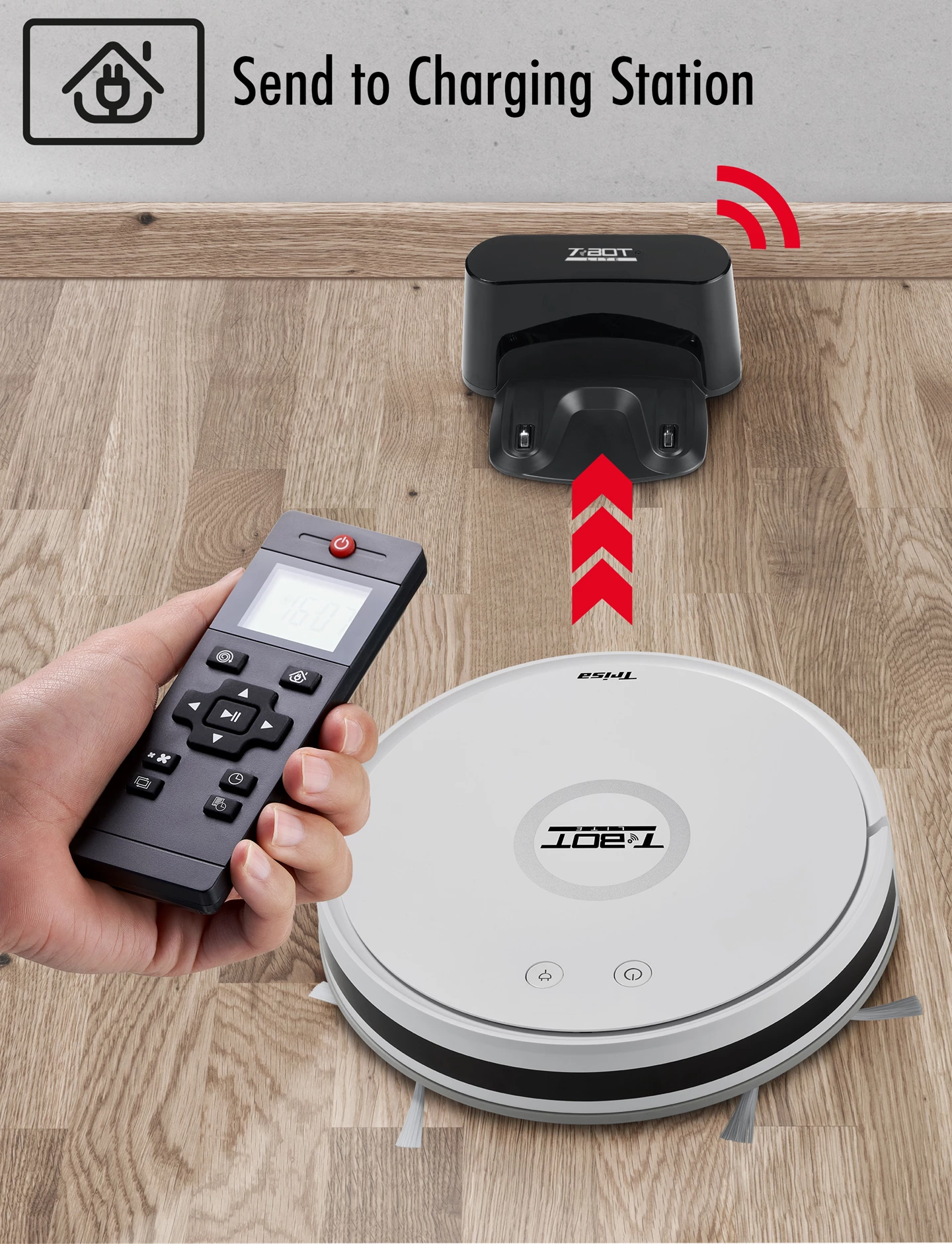 Robot aspirapolvere T-Bot Lite