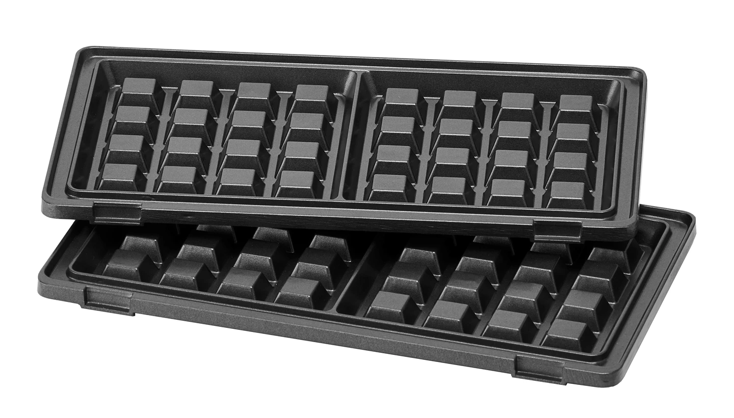 Waffle plate set for Snack Mate
