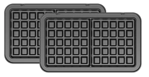 Set de plaques gaufres pour