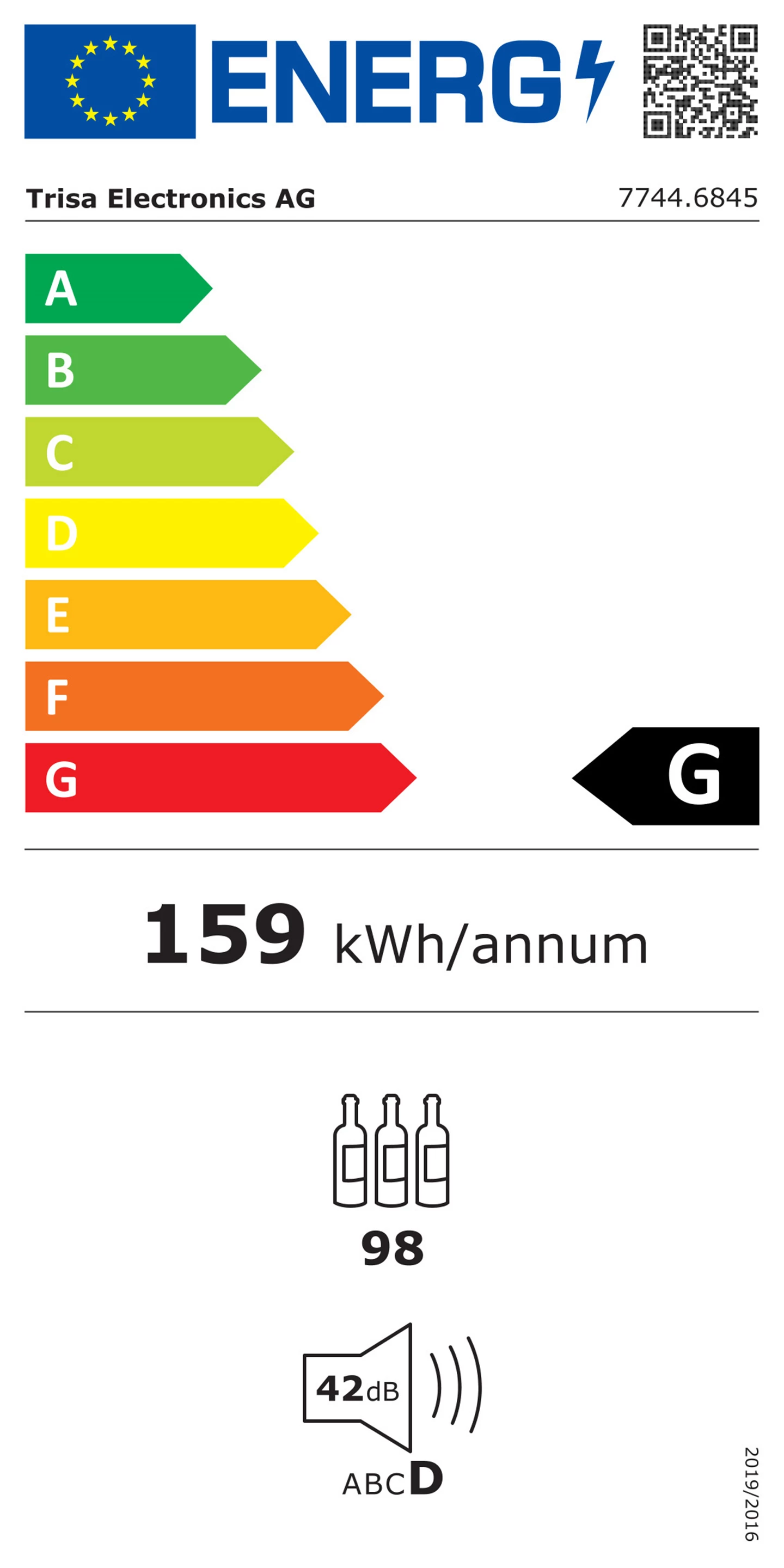 Cave à vin climatisée 291 L avec dual zone