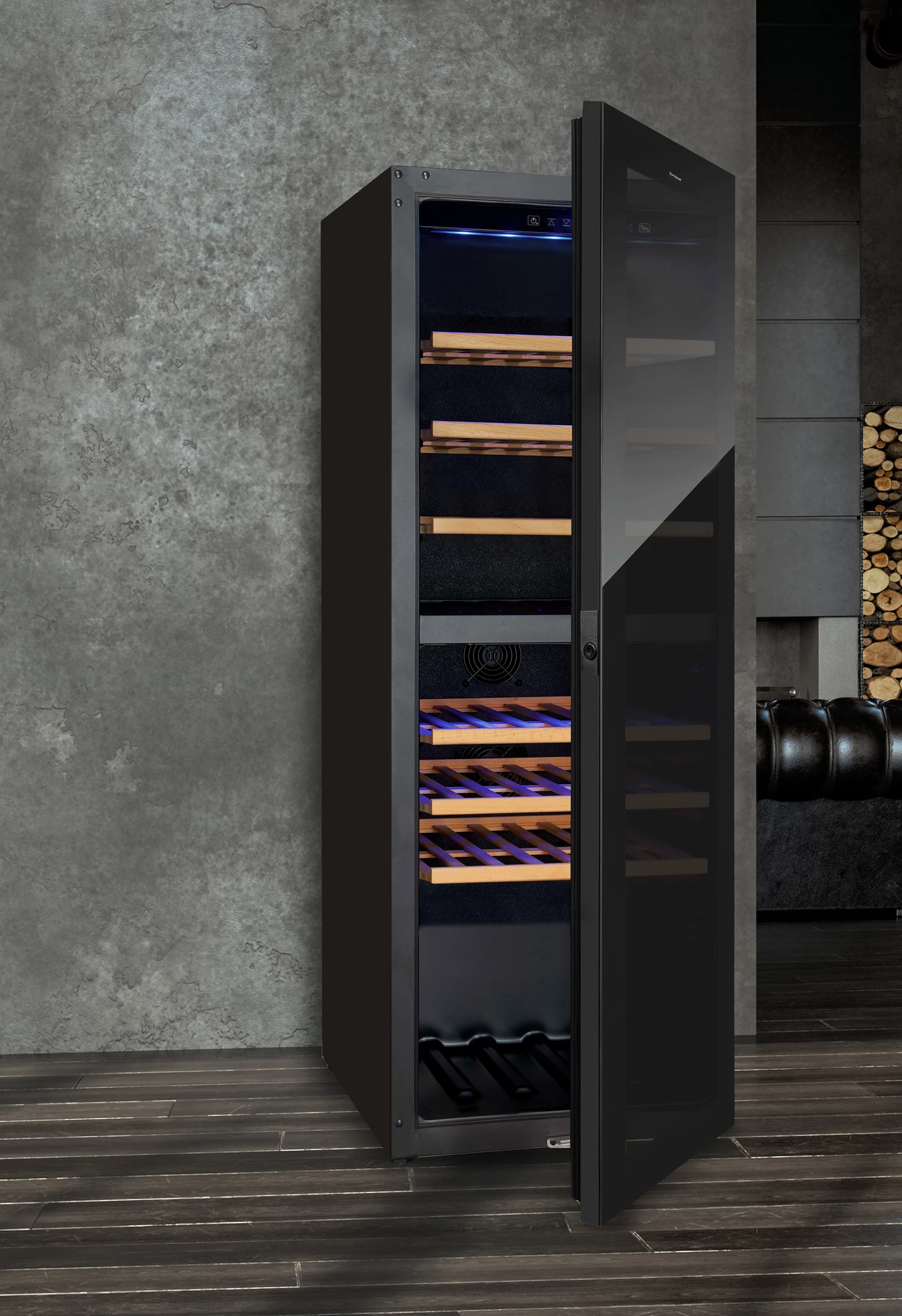 Cave à vin climatisée 291 L avec dual zone