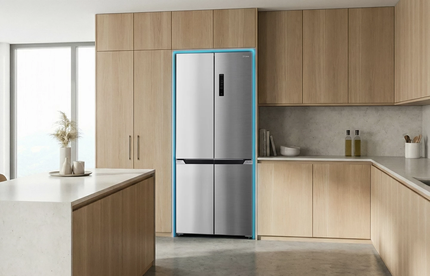 Food Center da incasso 505 L, Inox