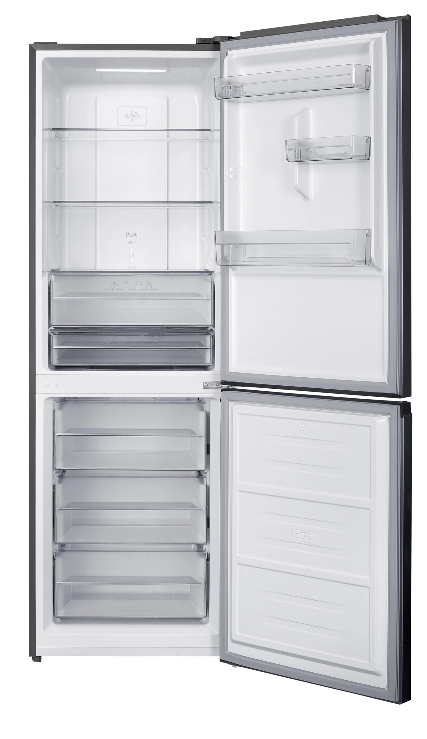 Combi Fridge 323 L, Inox