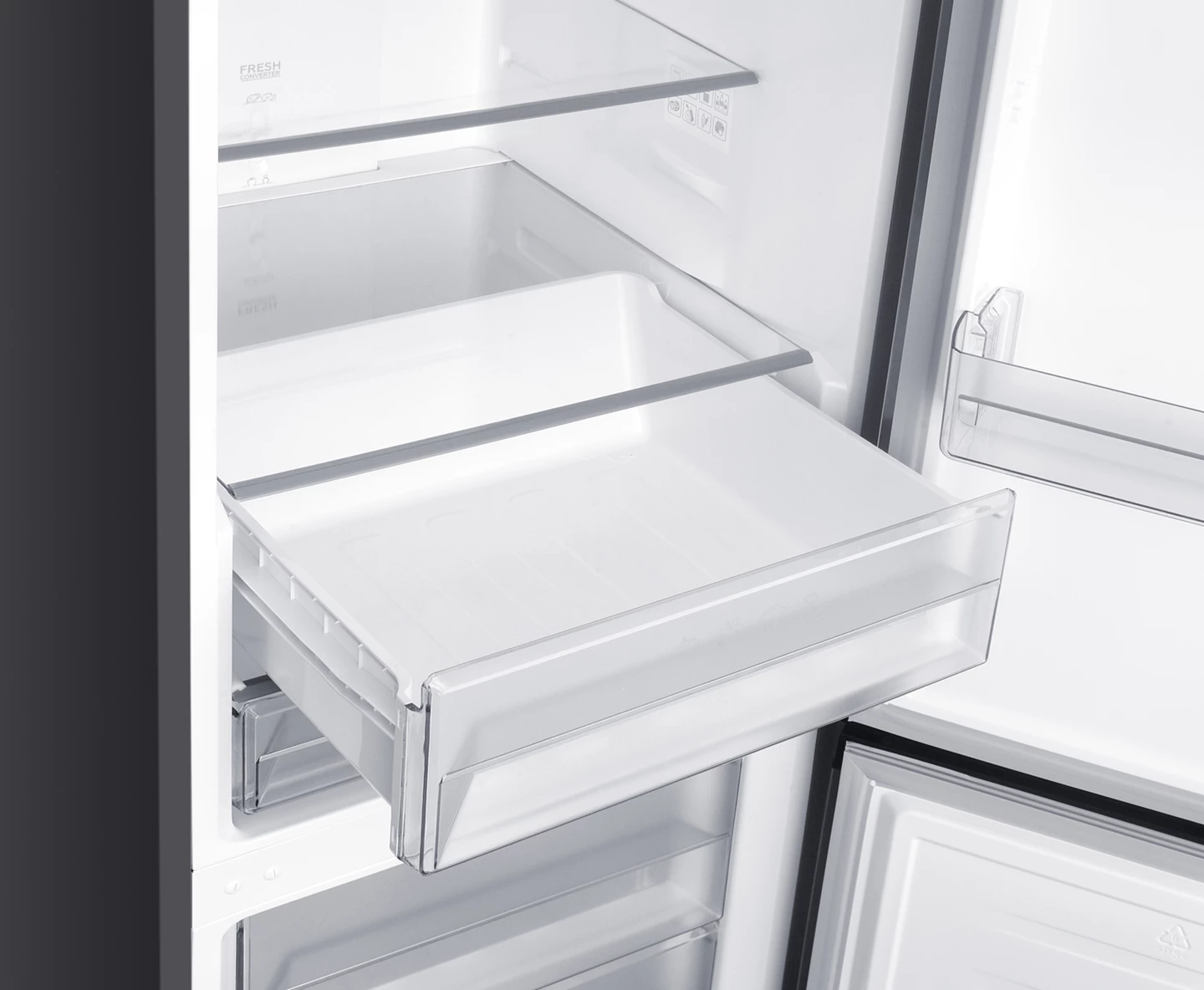 Combi Fridge 323 L, Inox