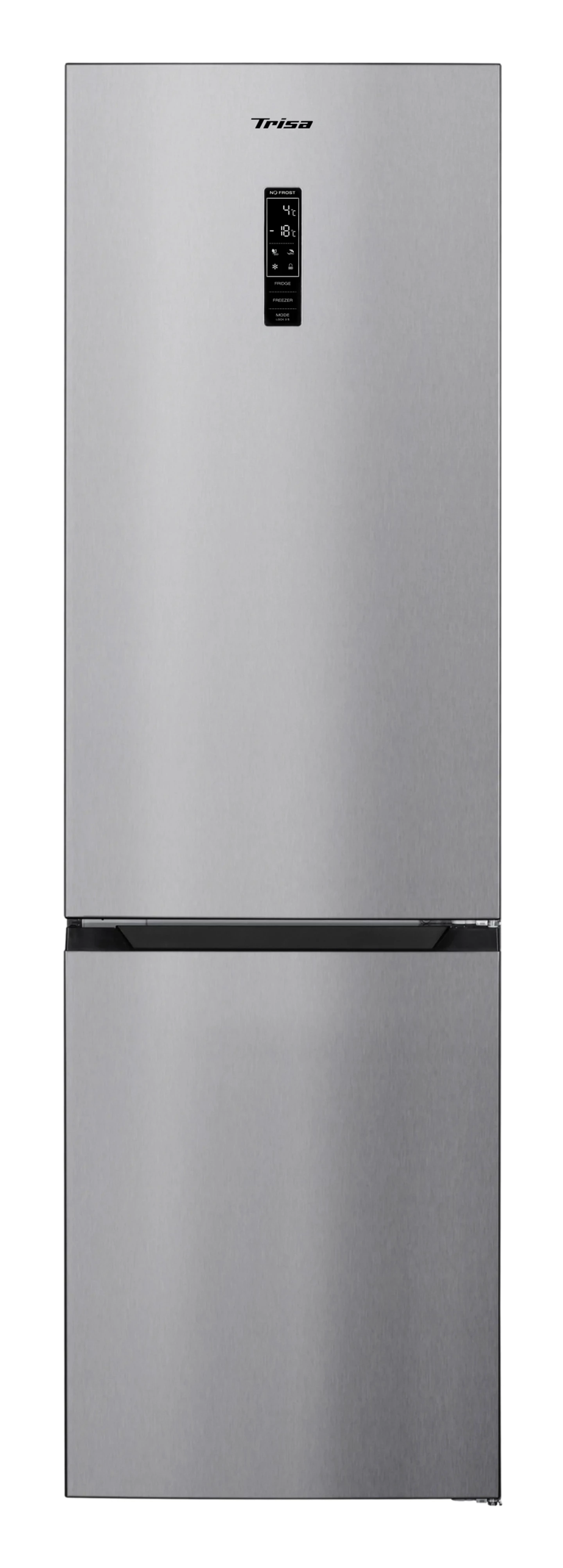 Réfrigérateur combiné 377 L, Inox